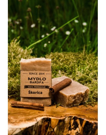 Mydlo s jemne pomletou škoricou