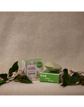 Tuhý Šampón s Kondicionérom – Čajovník (pre MASTNÉ vlasy) 50g veľký