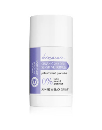 DERMACARE+ 24h Organický dezodorant s prebiotikami a probiotikami - Jasmine & Black Currant
