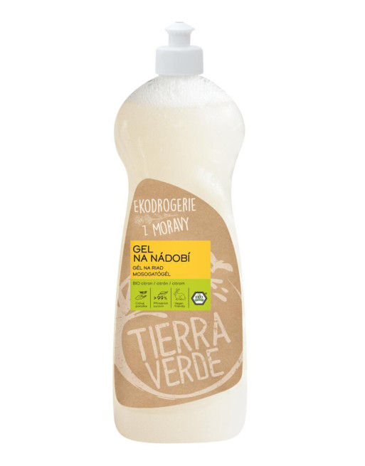 Gél na riad – BIO citrón (fľaša 1 l)