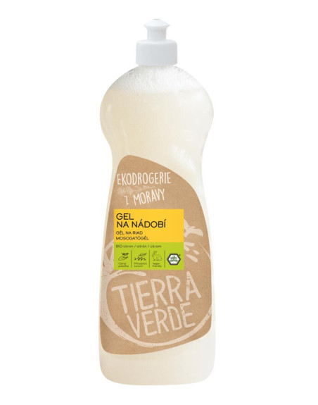 Gél na riad – BIO citrón (fľaša 1 l)