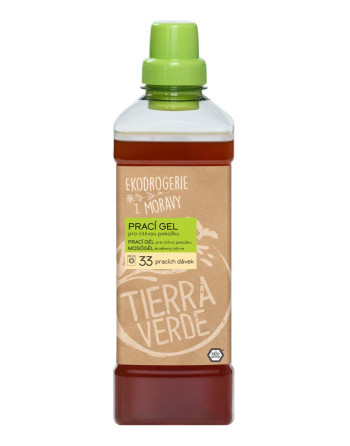 Prací gél z mydlových orechov pre citlivú pokožku (fľaša 1 l)