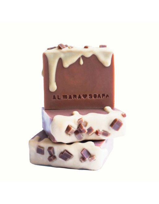 Caramel Cupcake-ručne vyrobené mýdlo so sladkou vôňou karamelu 100 ± 5 g